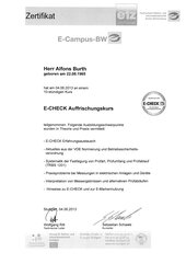 E-Check Auffrischungskurs 2013