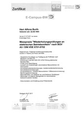 Wiederholungsprüfungen an elektrischen Betriebsmitteln